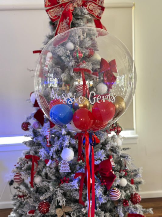 Christmas bubble balloon