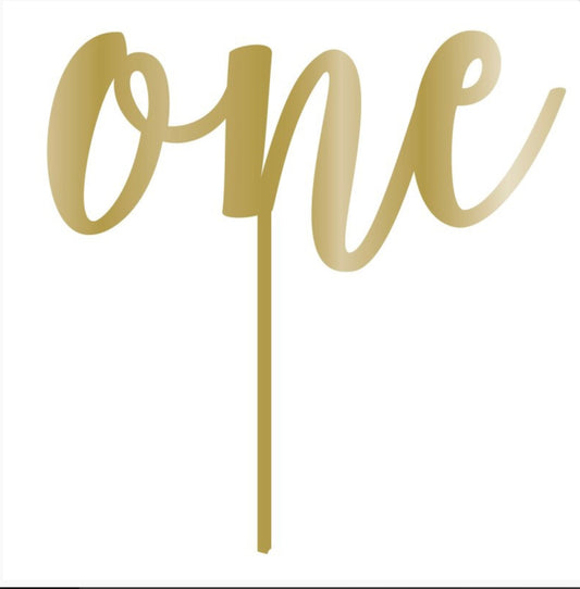 ‘One’ Cake Topper